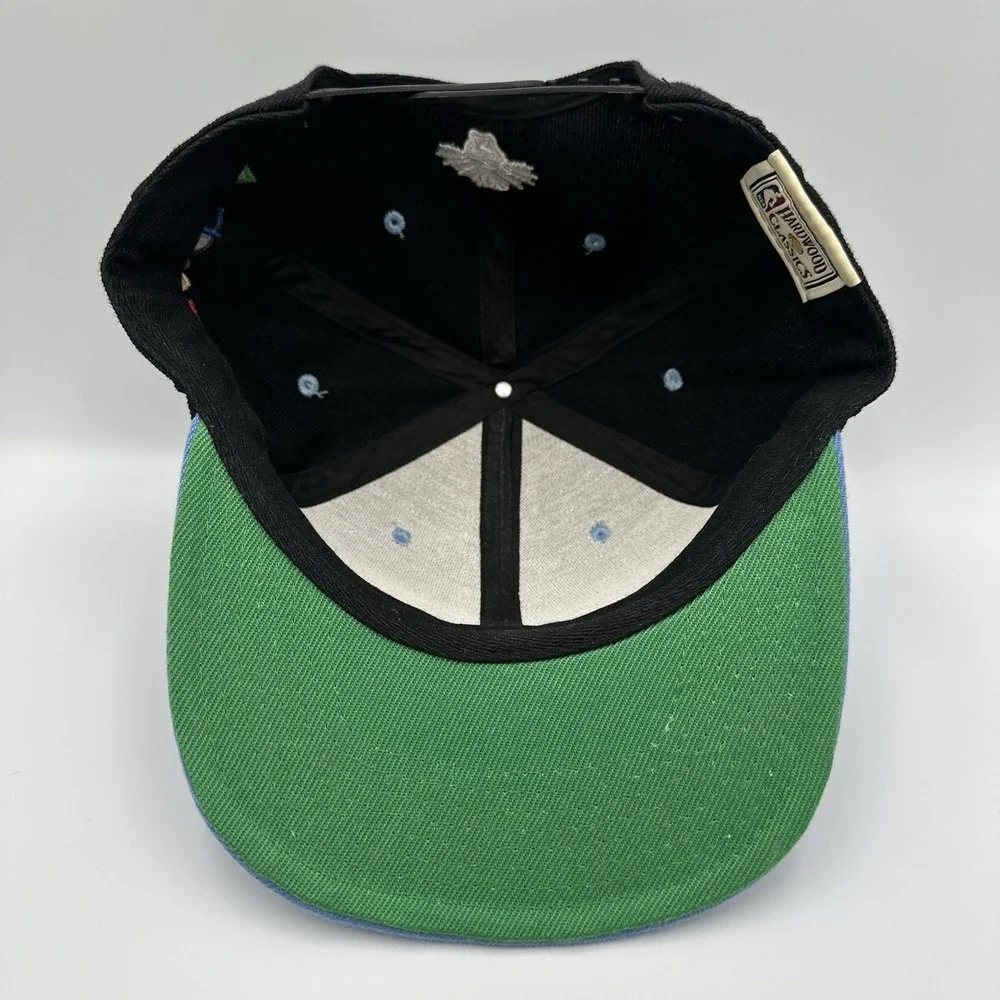 Orlando Magic Hat Cap Snap Back Mens One Size Black Blue NBA Basketball Y2K